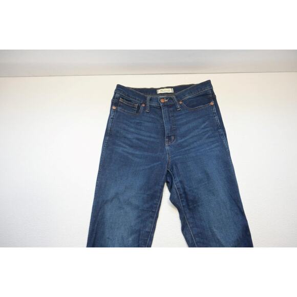 Madewell 10" High Riser Skinny Jeans Stretch Blue Denim Womens Sz 28 x 28 - Picture 4 of 8